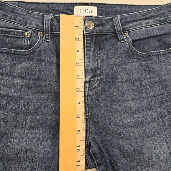 PISTOLA Jeans Size 28 Womens High Rise 27 Inseam Stretch Tapered Leg - Picture 7 of 13